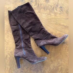 Vintage ‘70’s Suede Heeled Boots